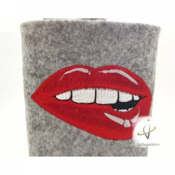 Edelstahl Flachmann bestickt 200 ml Ladykiller Ski Skifahren Hüttenzauber Apres Ski Skihaserl  Schnapsflasche Hammer Schraubenschlüssel Hausmeister Weihnachten Frauenflachmann