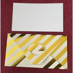 Edler Umschlag mit Karte für Gutschein, Ticket, Geldgeschenk, personalisierbar