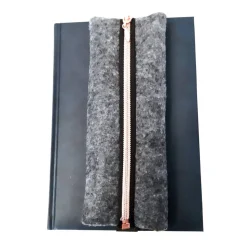 Edles Kalendermäppchen mit Gummiband, Stifte Mäppchen mit Gummiband aus Filz