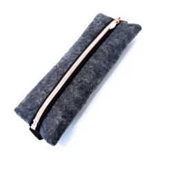 Edles Kalendermäppchen mit Gummiband, Stifte Mäppchen mit Gummiband aus Filz