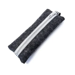 Edles Kalendermäppchen mit Gummiband, Stifte Mäppchen mit Gummiband aus Filz