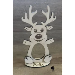 Ü-Ei Hase aus Holz Halterung I Weihnachten DIY Geschenk I Weihnachtsgeschenk personalisiert