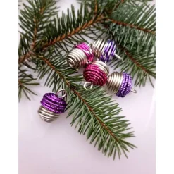 Eicheln 5er Set, verschiedene Farbkombis, Aludraht