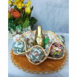 Eier - und Süßigkeiten Sammler aus Stoff ohne Dekoration