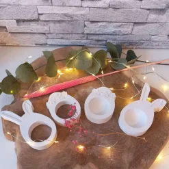 Eierbecher, Eierhalter, Eierständer, Raysin Ei, Raysin Ostern, Serviettenring Ostern, Ostertischdeko, Ostertisch Deko