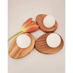 Eierhalter aus Holz, Ostern, Dekoration, Eierbecher