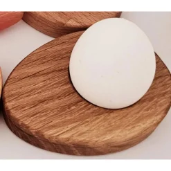 Eierhalter aus Holz, Ostern, Dekoration, Eierbecher