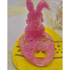 Eierhalter Hase Pink