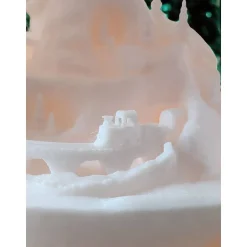 Ein Wintermärchen für Ihr Zuhause, (Ø 15 cm) – 3D-gedruckter PLA LED-Teelichthalter