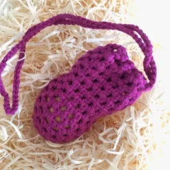 Eine Eierschleuder / Eiernetz / Ostereierschleuder / Ostereiernetz Hyazinthe