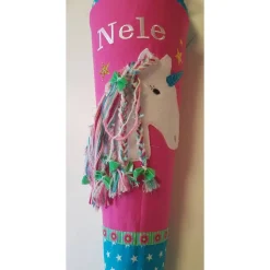 Einhorn Schultüte mit Namen Zuckertüte Einschulung
