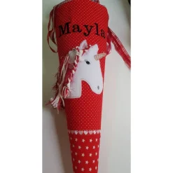 Einhorn Schultüte mit Namen Zuckertüte Einschulung
