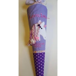 Einhorn Schultüte mit Namen Zuckertüte Einschulung