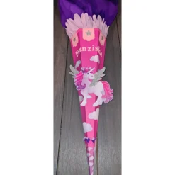 Einhorn1 Schultüte Zuckertüte als DIY Set oder in handarbeit hergestellt-personalisiert, individuell