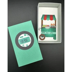 Einladung Eis – Kreative Geschenkbox als Gutschein für die Eisdiele