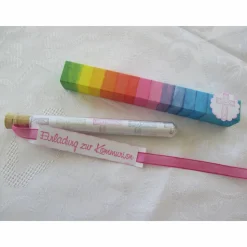 Einladung im Reagenzglas zur  Taufe / Kommunion / Konfirmation / Firmung