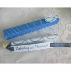 Einladung im Reagenzglas zur  Kommunion / Konfirmation / Taufe / Firmung