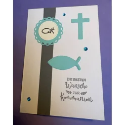 Einladung oder Grußkarte Kommunion