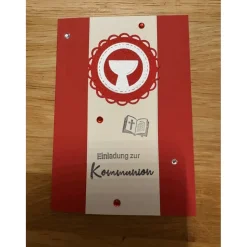 Einladung oder Grußkarte Kommunion