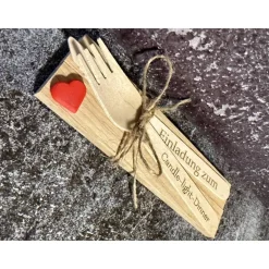 Einladung zum Candle-light-Dinner, romantisches Abendessen, Einladung zu Valentinstag