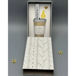 Einladung zum Kaffee – kreative Geschenkverpackung mit Coffee-to-stay-Becher