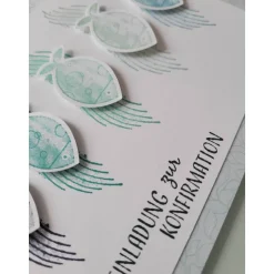 Einladungen zur Konfirmation, Kommunion, Firmung, Handarbeit