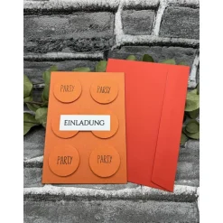 Einladungskarte | Geburtstagseinladung | Kinderparty | Party | mit Umschlag