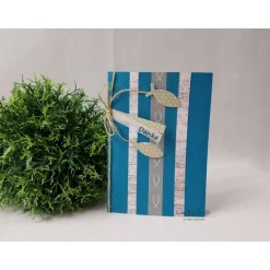 Einladungskarte ALTROSA-TAUPE Kommunion Taufe oder in Wunschfarbe