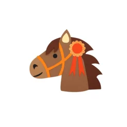 Einladungskarte Pferd Bastelset | Pferdegeburtstag oder Pferdeparty | Einladungskarte Pferd |  Einladungskarte basteln