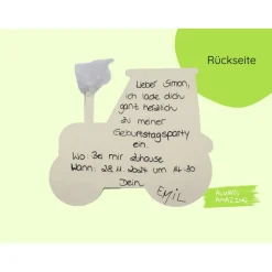 Einladungskarte Traktor Bastelset | Traktor Einladungskarten | grüner Traktor | Traktor zum basteln | Traktor Mottoparty