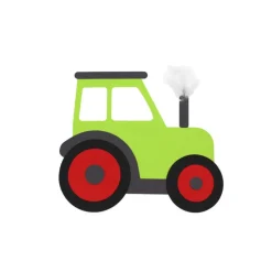 Einladungskarte Traktor Bastelset | Traktor Einladungskarten | grüner Traktor | Traktor zum basteln | Traktor Mottoparty