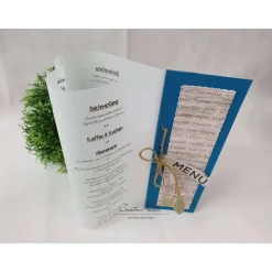 Einladungskarte WEISS-TAUPE Kommunion Taufe oder in Wunschfarbe