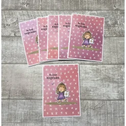 Einladungskarten Kindergeburtstag Mädchen 6er Set Einladung Geburtstag Karte Kinder