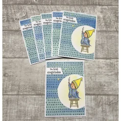 Einladungskarten Kindergeburtstag Junge Zauberer 6er Set Einladung Geburtstag Kinder