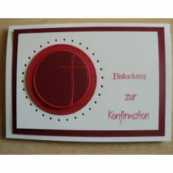 Einladungskarten zur Konfimation Kommunion Mädchen Junge Einladungskarte Einladungen Kreuz Einladung Einladungskarte