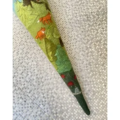 einmalige Schultüte aus Filz für Jungen und Mädchen, die den Wald lieben, Zuckertütenhülle Wald aus Filz