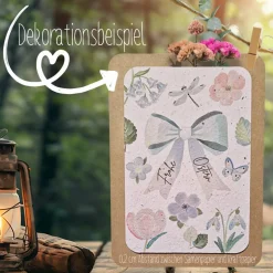 Einpflanzbare Karte zu Ostern aus Samenpapier | nachhaltige Geschenke | Grußkarte zu Ostern