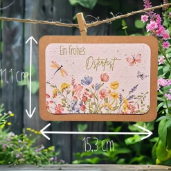 Einpflanzbare Karte zu Ostern aus Samenpapier | nachhaltige Geschenke | Grußkarte zu Ostern