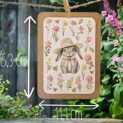 Einpflanzbare Karte zu Ostern aus Samenpapier | nachhaltige Geschenke | Grußkarte zu Ostern