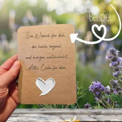 Einpflanzbare Karte zu Ostern aus Samenpapier | nachhaltige Geschenke | Grußkarte zu Ostern