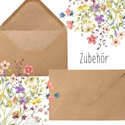 Einpflanzbare Kommunionskarte aus Samenpapier | nachhaltige Geschenke zur Kommunion | Grußkarte für Kommunionskinder