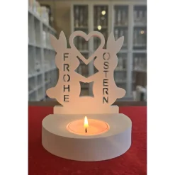 Einschieber für Teelichthalter - Frohe Ostern - Osterdekoration -