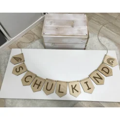Einschulung | Schulanfang | Schulkind | Wimpelkette | Deko Kinderzimmer