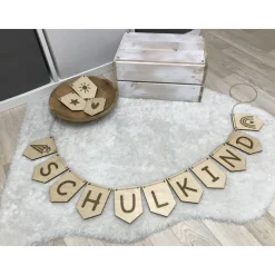 Einschulung | Schulanfang | Schulkind | Wimpelkette | Deko Kinderzimmer