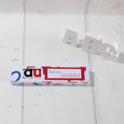 Einschulung * Schulkind * Schulanfang * Gastgeschenk * Geschenkbox für Schokoriegel * personalisierbar