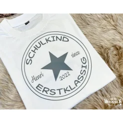 Einschulungsshirt | Geschenk zur Einschulung | T-Shirt | erste Klasse | personalisierbar | Schulkind | Einschulung 2023