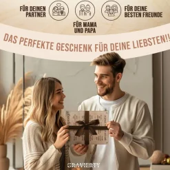 Einzigartige Erinnerungen gestalten Personalisierter Holz-Puzzle-Bilderrahmen für unvergessliche Momente Perfektes Gesch