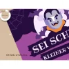 Einzigartige Halloween Haus Deko – Türschild mit Vampir Motiv in DIN A4 als Print | Kinder -Halloweenparty