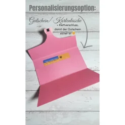 Einzigartige Rentier Klappkarte