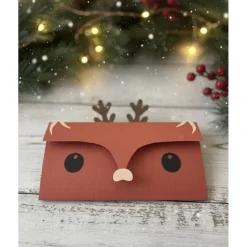 Einzigartige Rentier Klappkarte